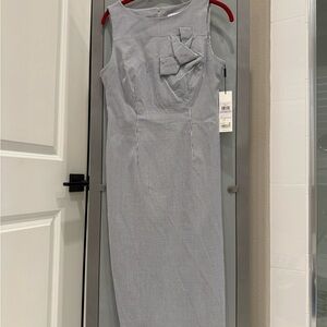 Elegant Striped Sleeveless Dress